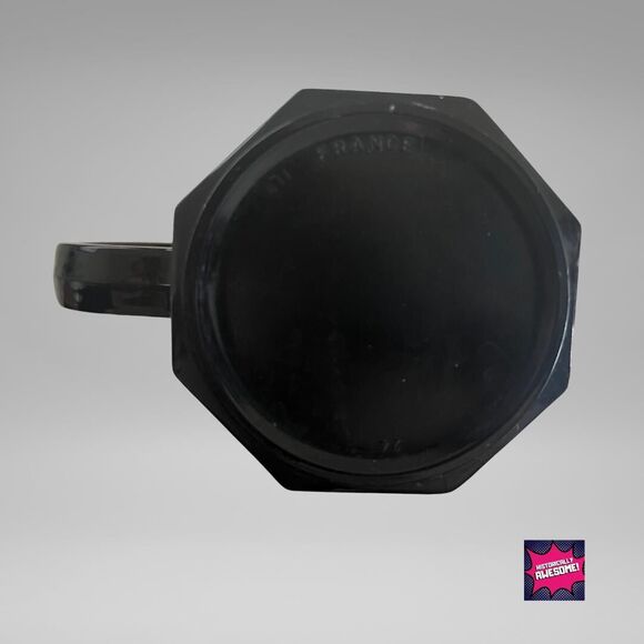 Arcoroc Octime Set of 5 Black Mugs - Made in France - A++ Vintage Condition - Picture 5 of 5